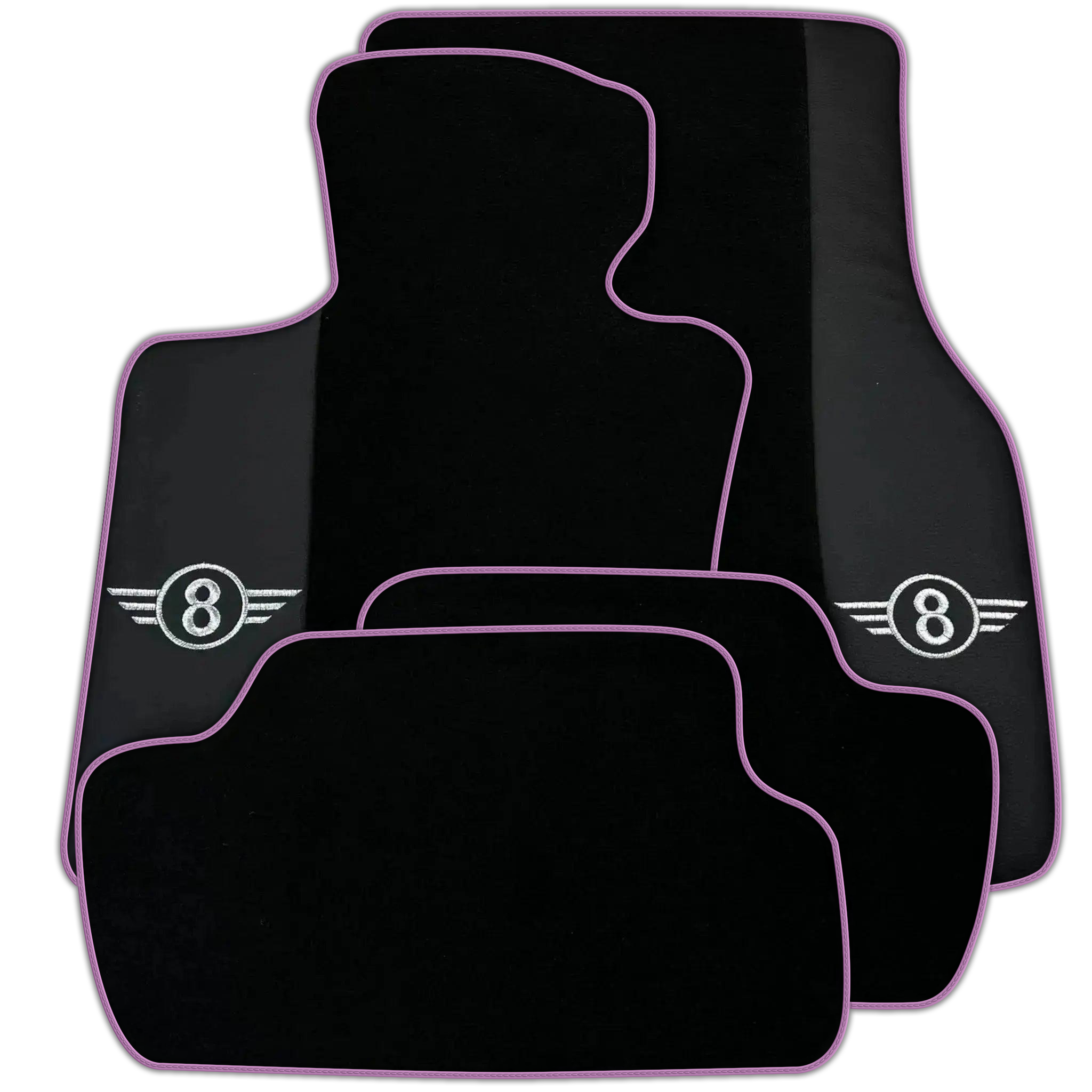 Black Floor Mats for Mini Cooper / One R50 (2001-2007) Various Trim Colors