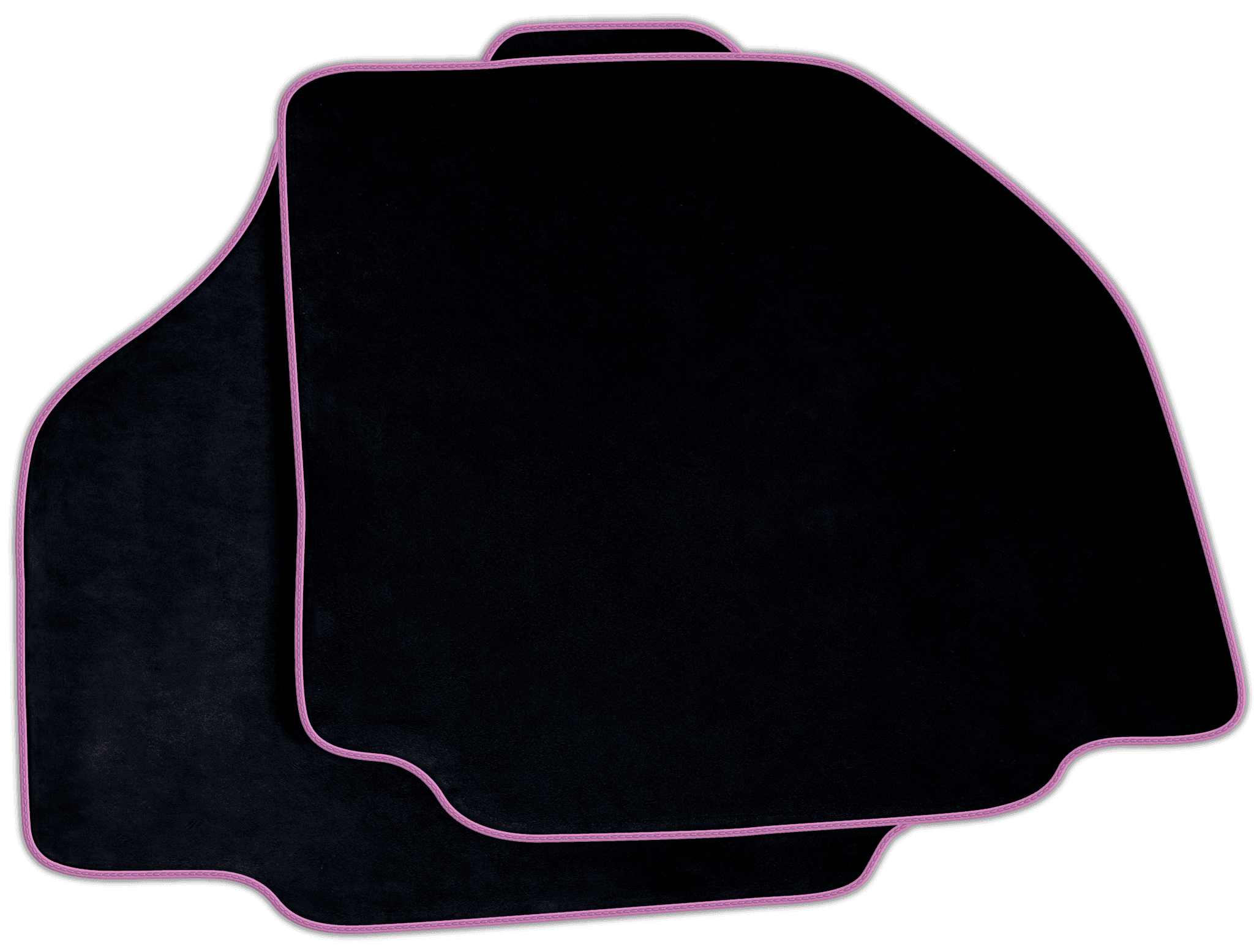 Black Alcantara Floor Mats for Ferrari 488 Pista Spider | Various Trim Colors
