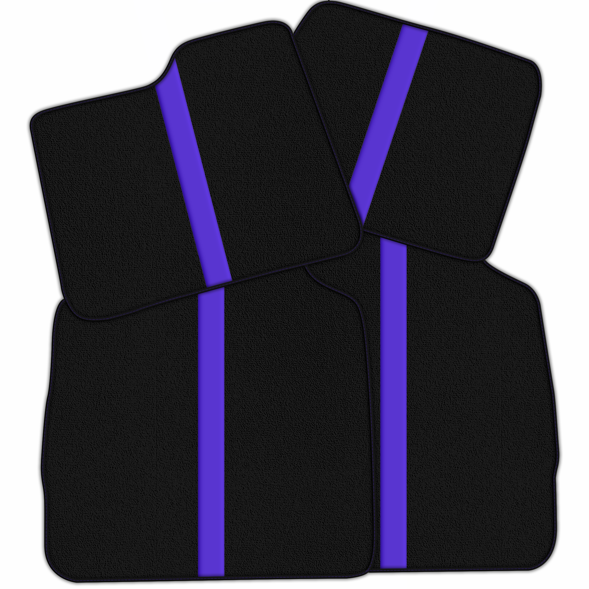 Premium Custom Black Floor Mats for Ferrari Portofino 2018-2023