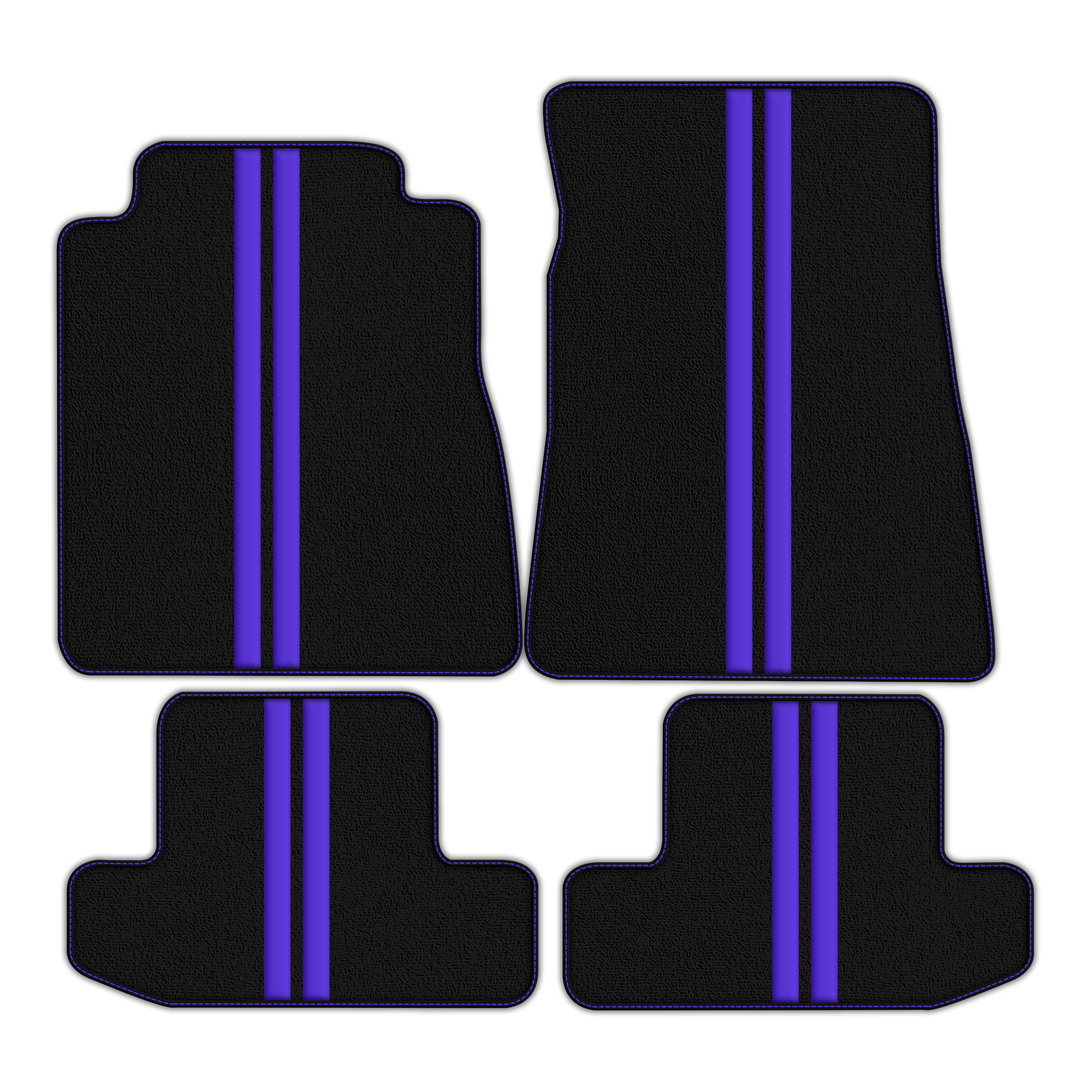 Premium Custom Black Floor Mats for Ford GT500 Shelby (2015-2021)
