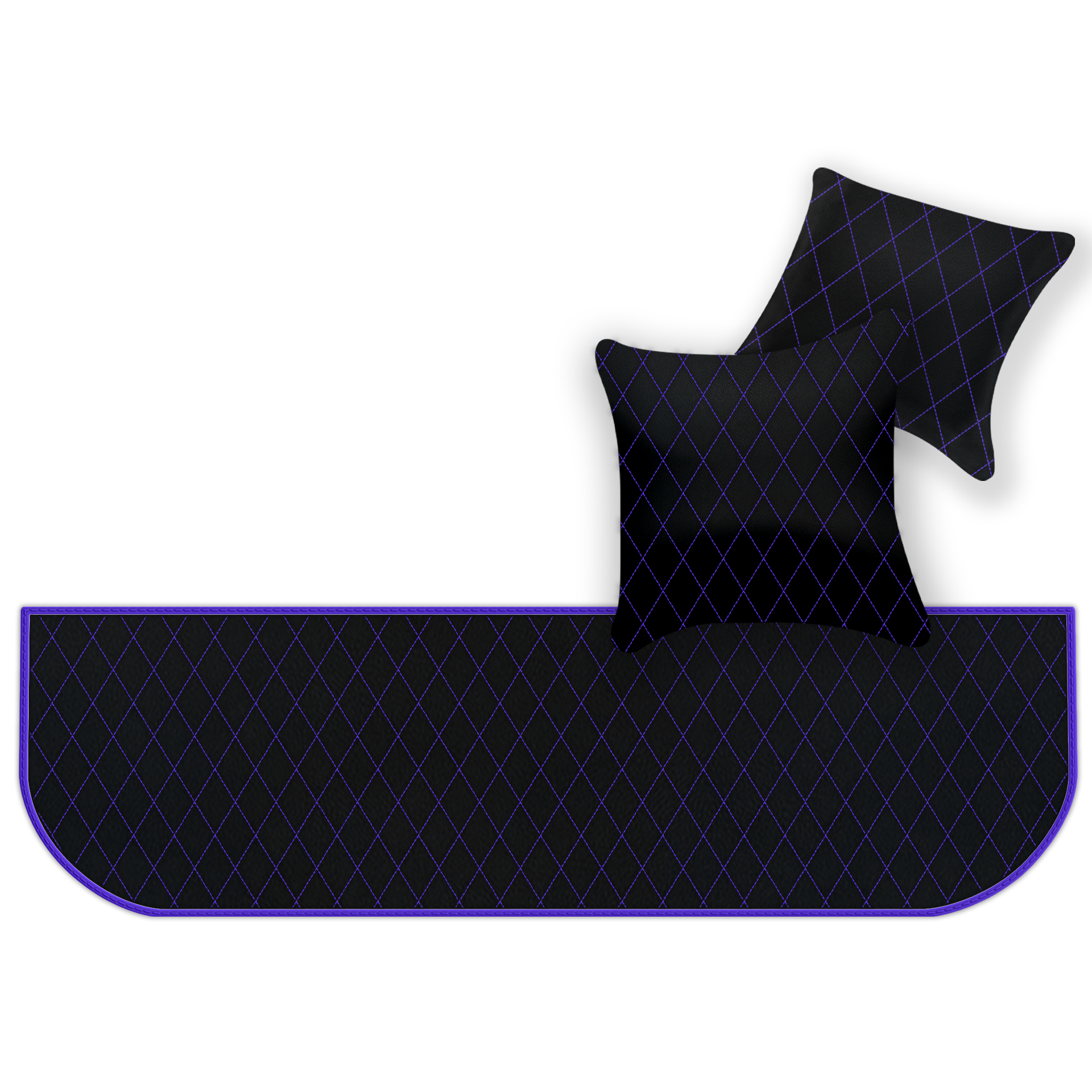 Customizable Floor Mats From Carpet With Leather for Ferrari 550 Maranello (1996-2002) - AutoWin