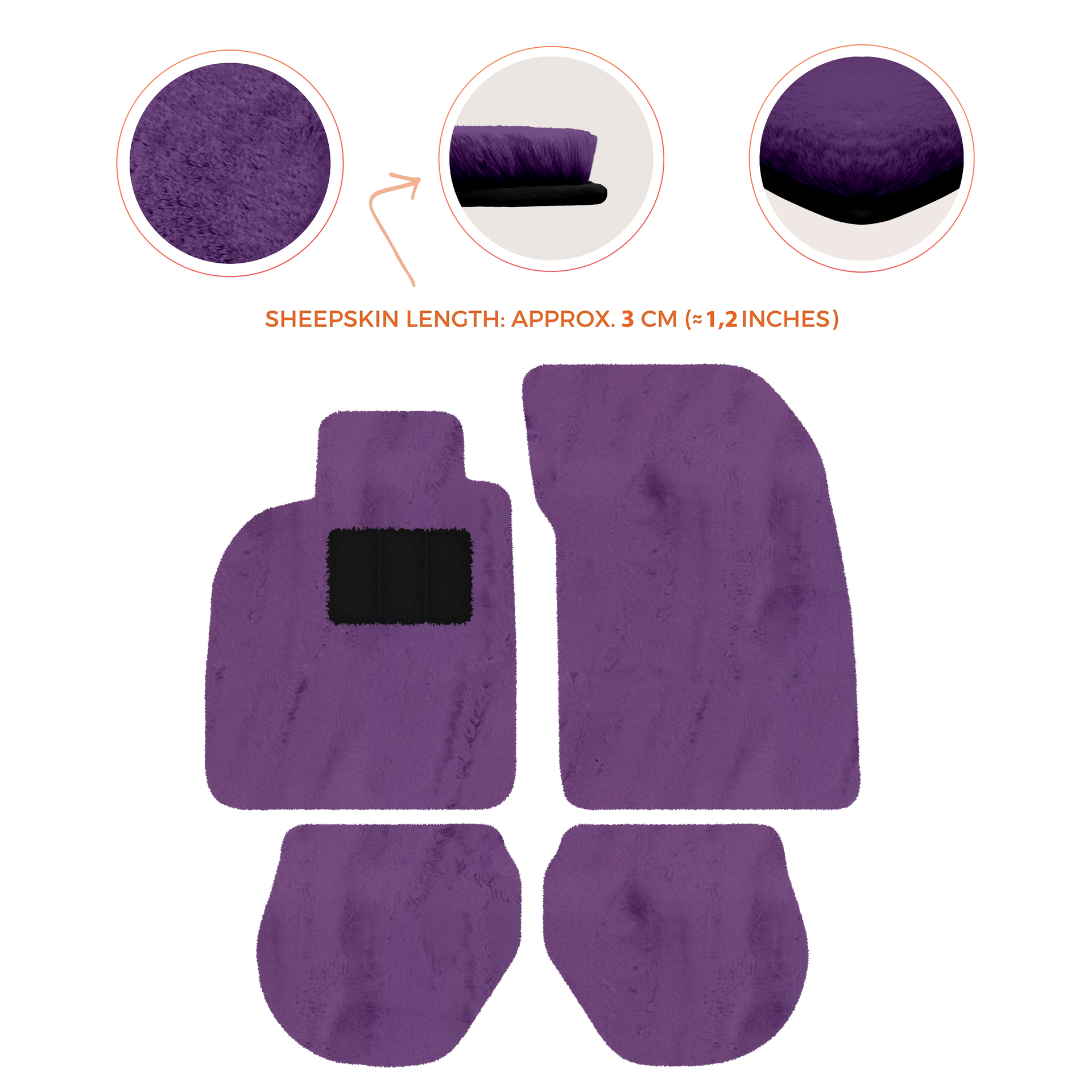 Black Floor Mats for Porsche 911 - 993 (1994-1998) - AutoWin