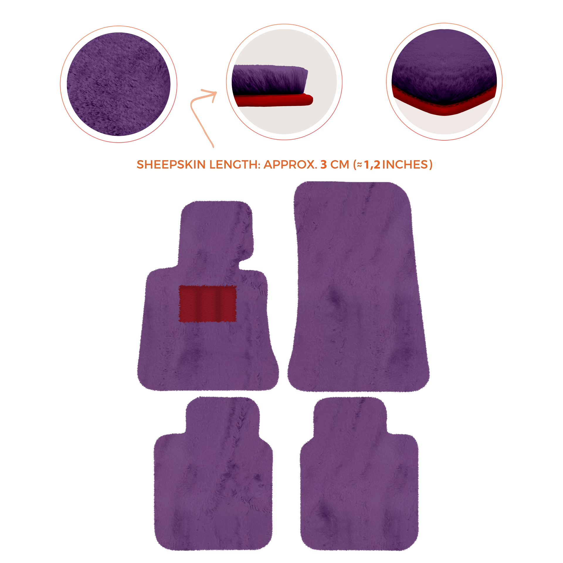 Luxury Sheepskin Floor Mats for Rolls-Royce Ghost Series I (2010-2014)