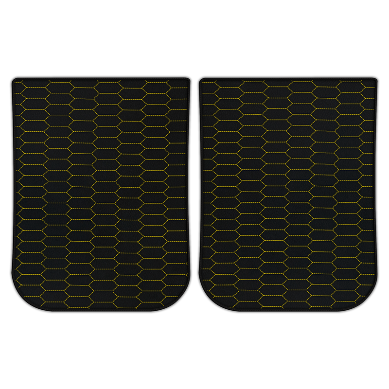 Customizable Leather Floor Mats with Raptor Hex Pattern for Ferrari LaFerrari (2013-2018)