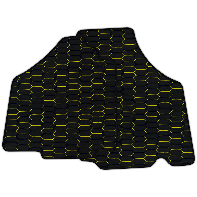 Customizable Leather Floor Mats with Raptor Hex Pattern for Lamborghini Murcielago (2001-2010)