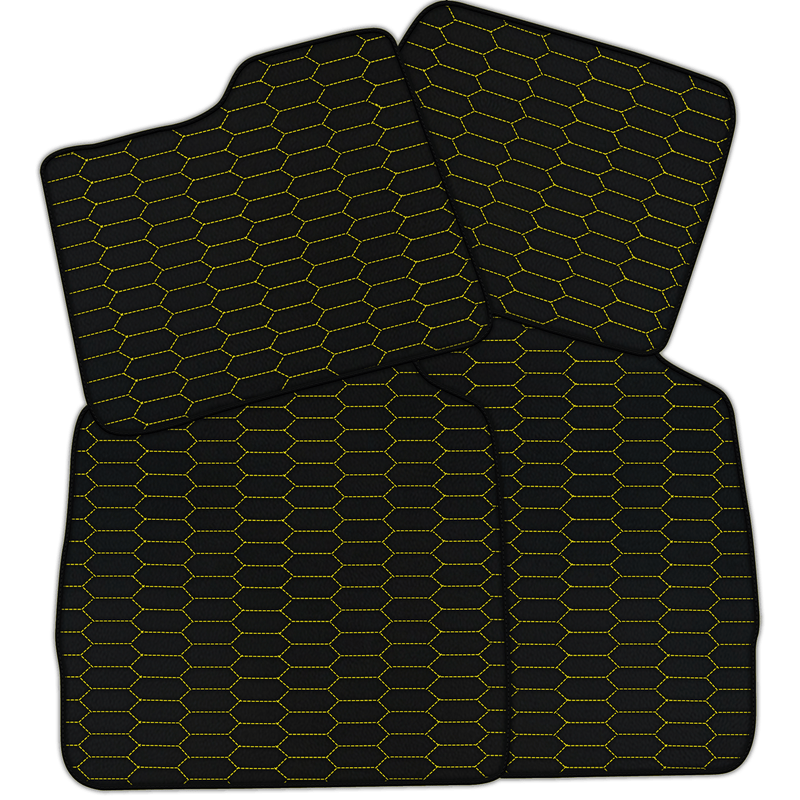 Customizable Raptor Hex Pattern Floor Mats for Ferrari Purosangue (2023-2024)