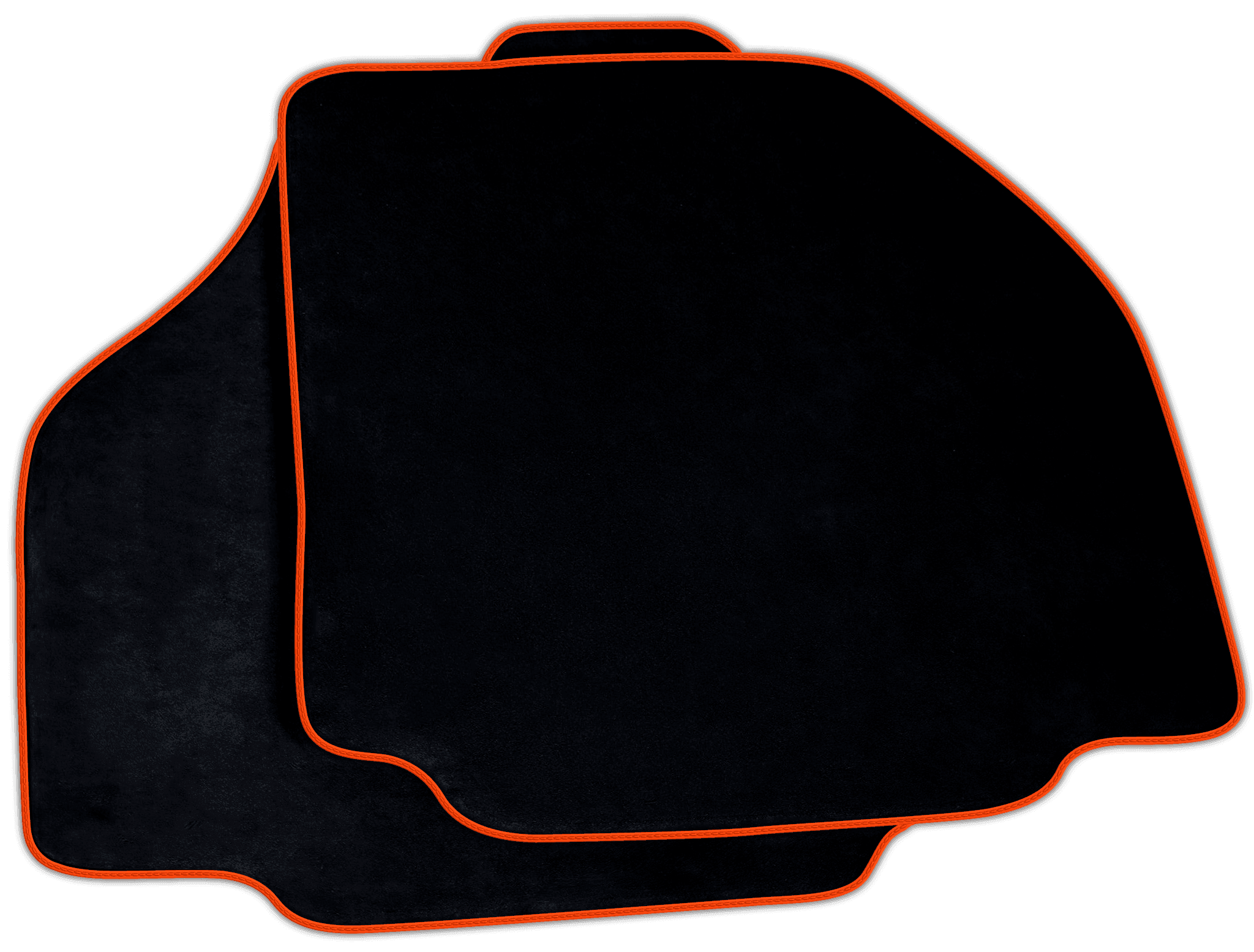 Black Alcantara Floor Mats for Ferrari 488 Pista Spider | Various Trim Colors
