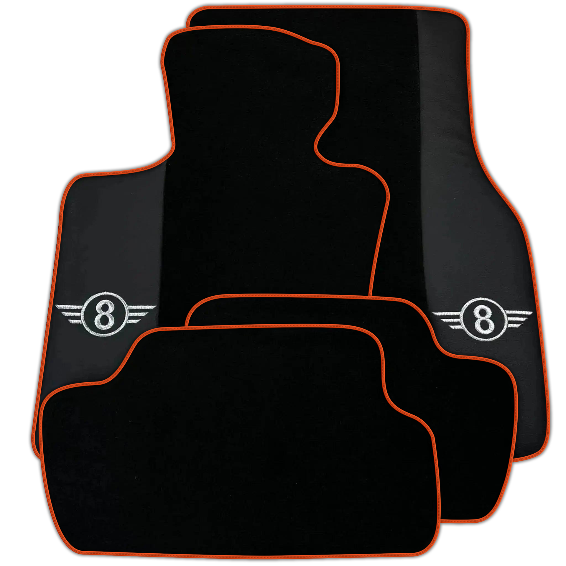 Black Floor Mats for Mini Cooper / One Electric (2020-2023) Various Trim Colors