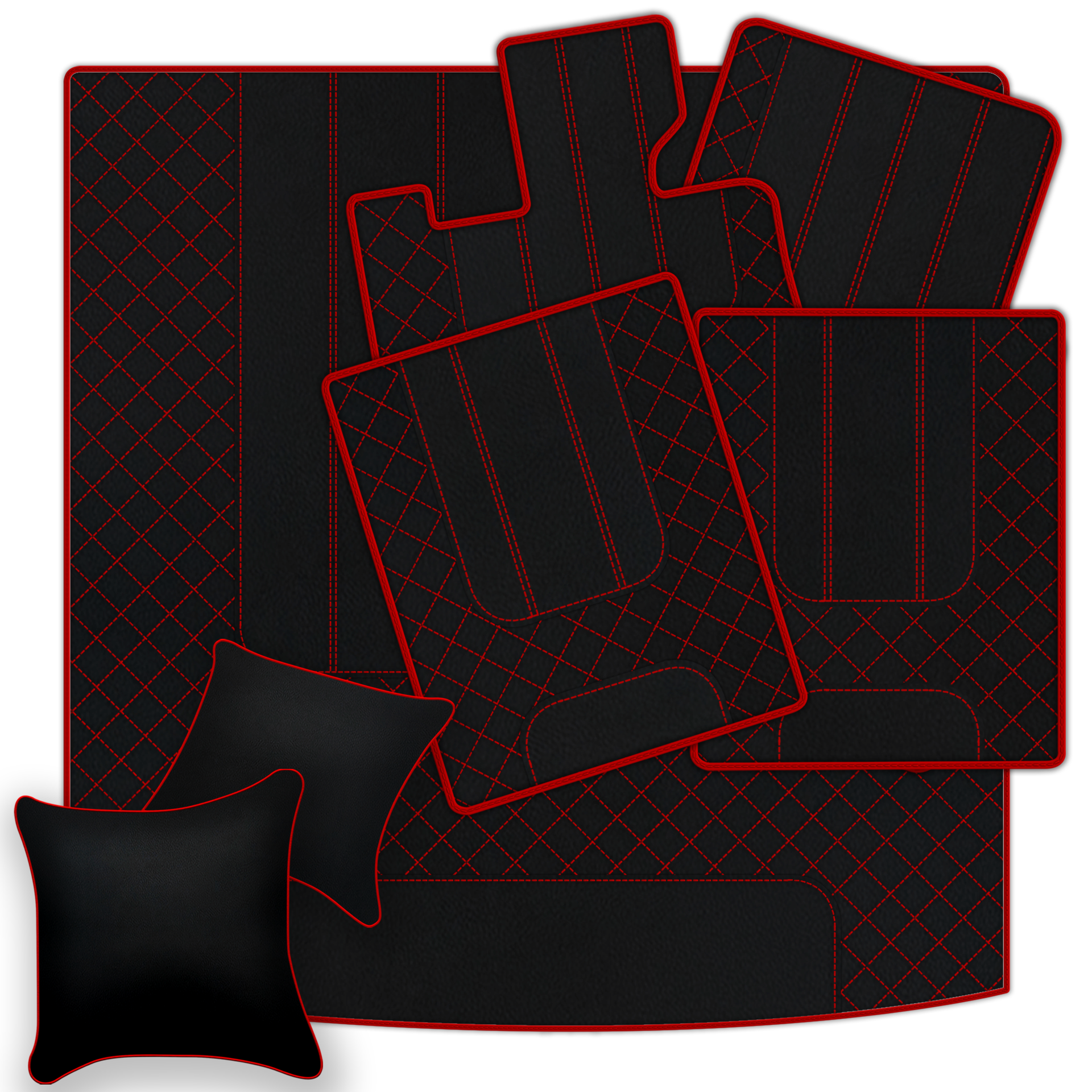 Customizable Leather Floor Mats with AW1 Pattern for Bentley Red Label RL (1998-2009) - AutoWin