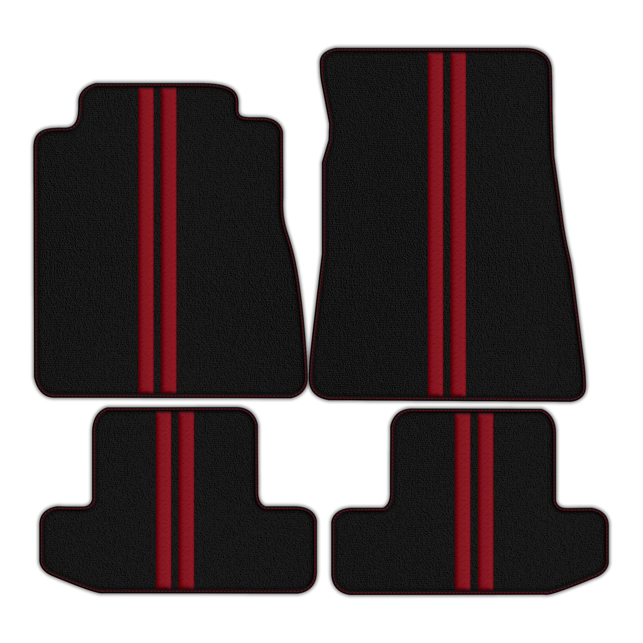Premium Custom Black Floor Mats for Ford GT500 Shelby (2015-2021)