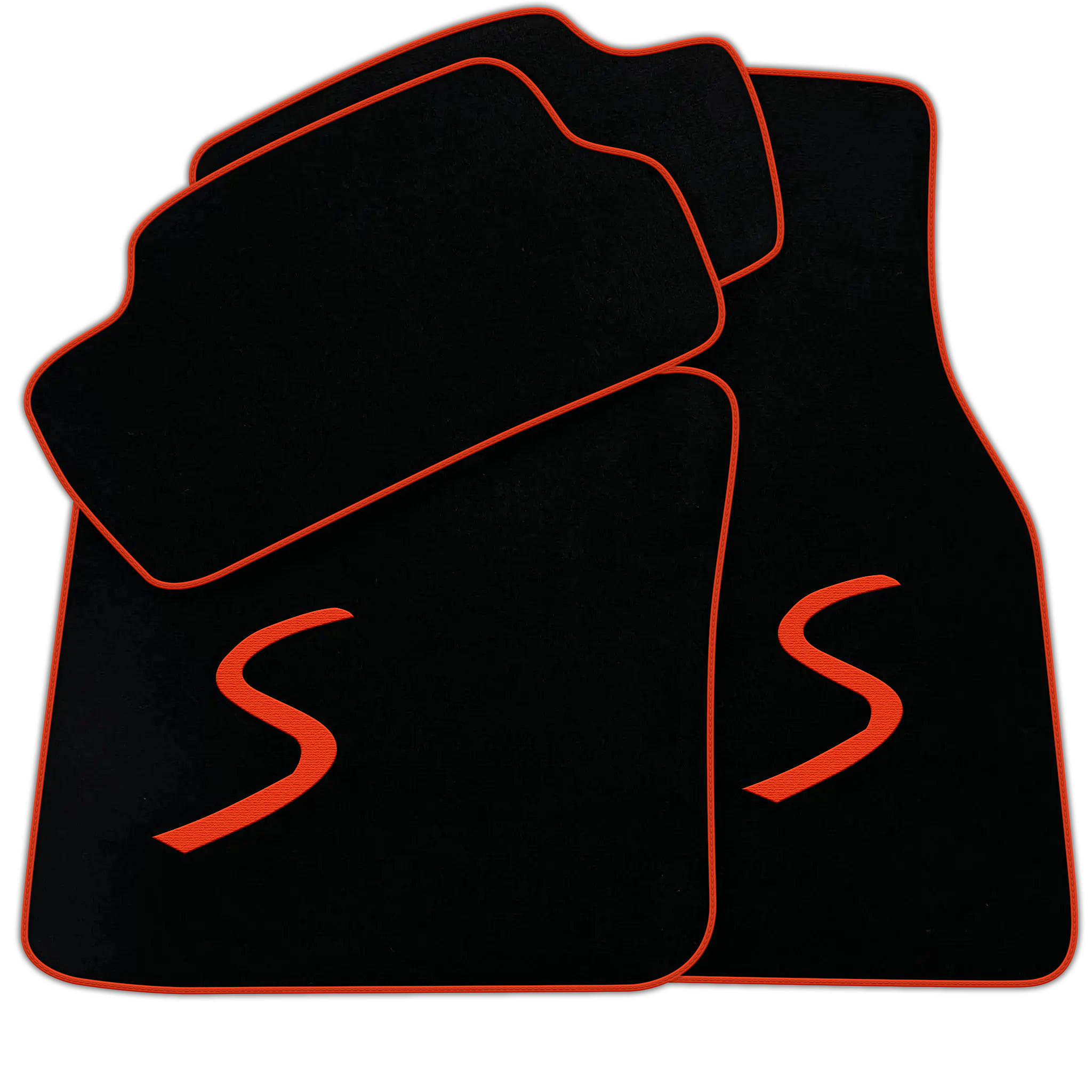 Black Floor Mats for Mini Cooper/One R50 (2001-2007)