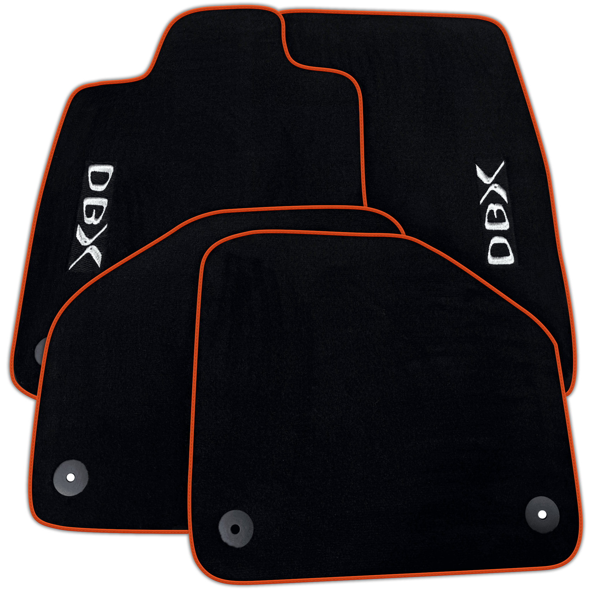 Black Floor Mats for Aston Martin DBX (2020–2023)