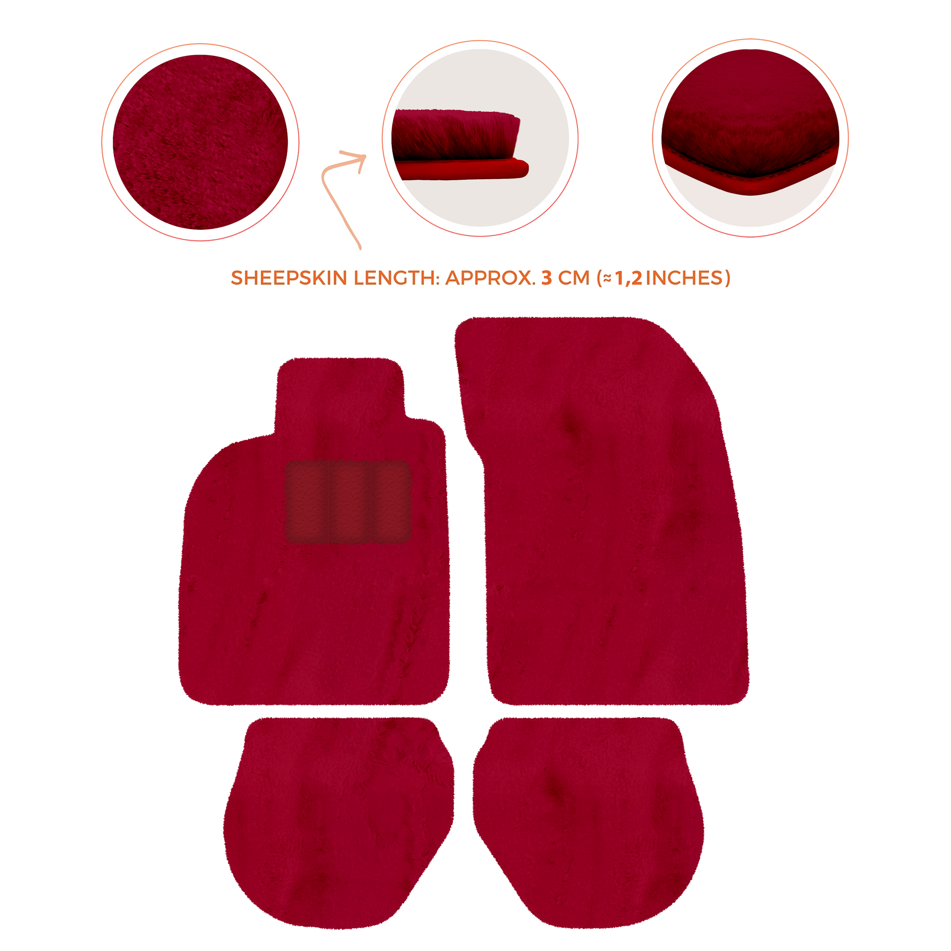 Black Floor Mats for Porsche 911 - 993 (1994-1998) - AutoWin