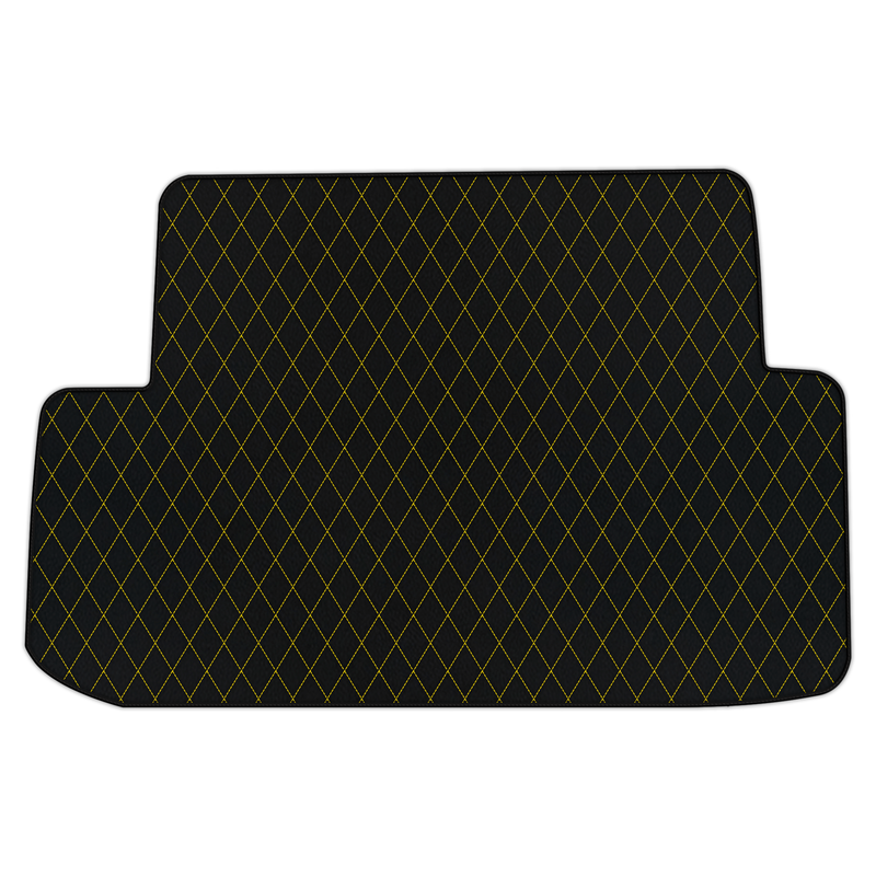 Customizable Leather Trunk Floor Mats with Single Diamond Stich Pattern for Ferrari California (2008-2014)