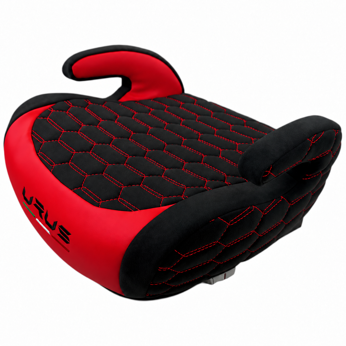 Black Alcantara Backless Car Seat for Kids with Yellow Leather | Lamborghini Urus