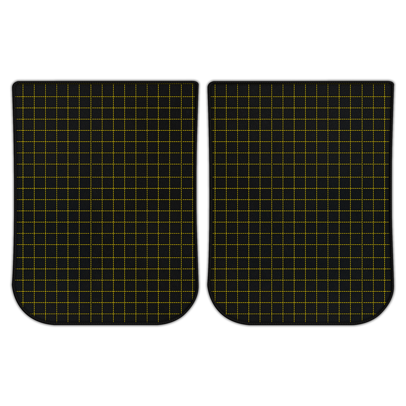 Customizable Leather Floor Mats with Square Pattern for Ferrari LaFerrari (2013-2018)