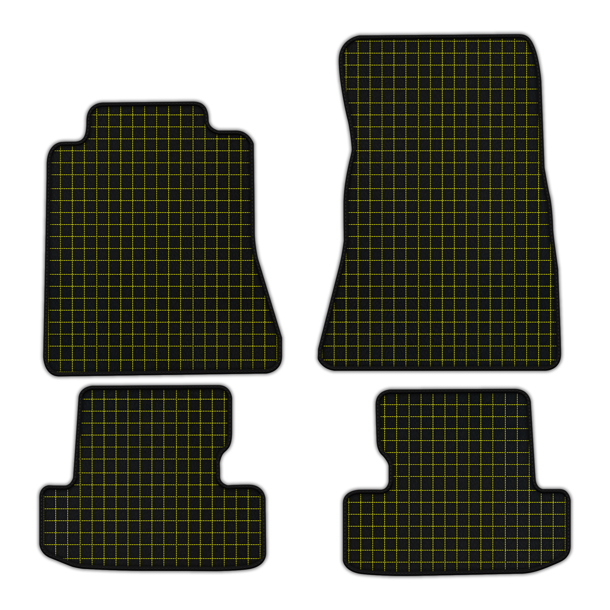 Customizable Leather Floor Mats for Ford Mustang VI (2015-2023)