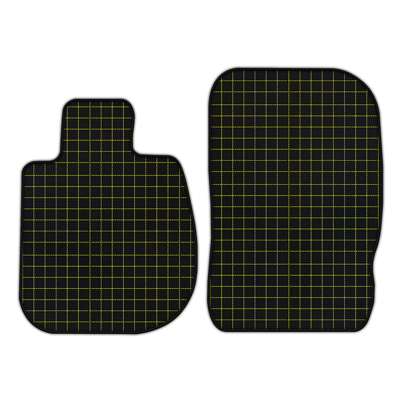 Customizable Leather Floor Mats with Square Pattern for BMW Z4 Series E89 Convertible (2009-2016)