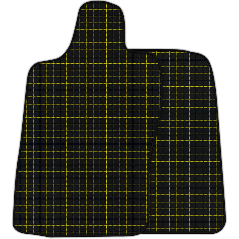 Customizable Leather Floor Mats with Square Pattern for Aston Martin DB11 Volante (2018-2023) Convertible