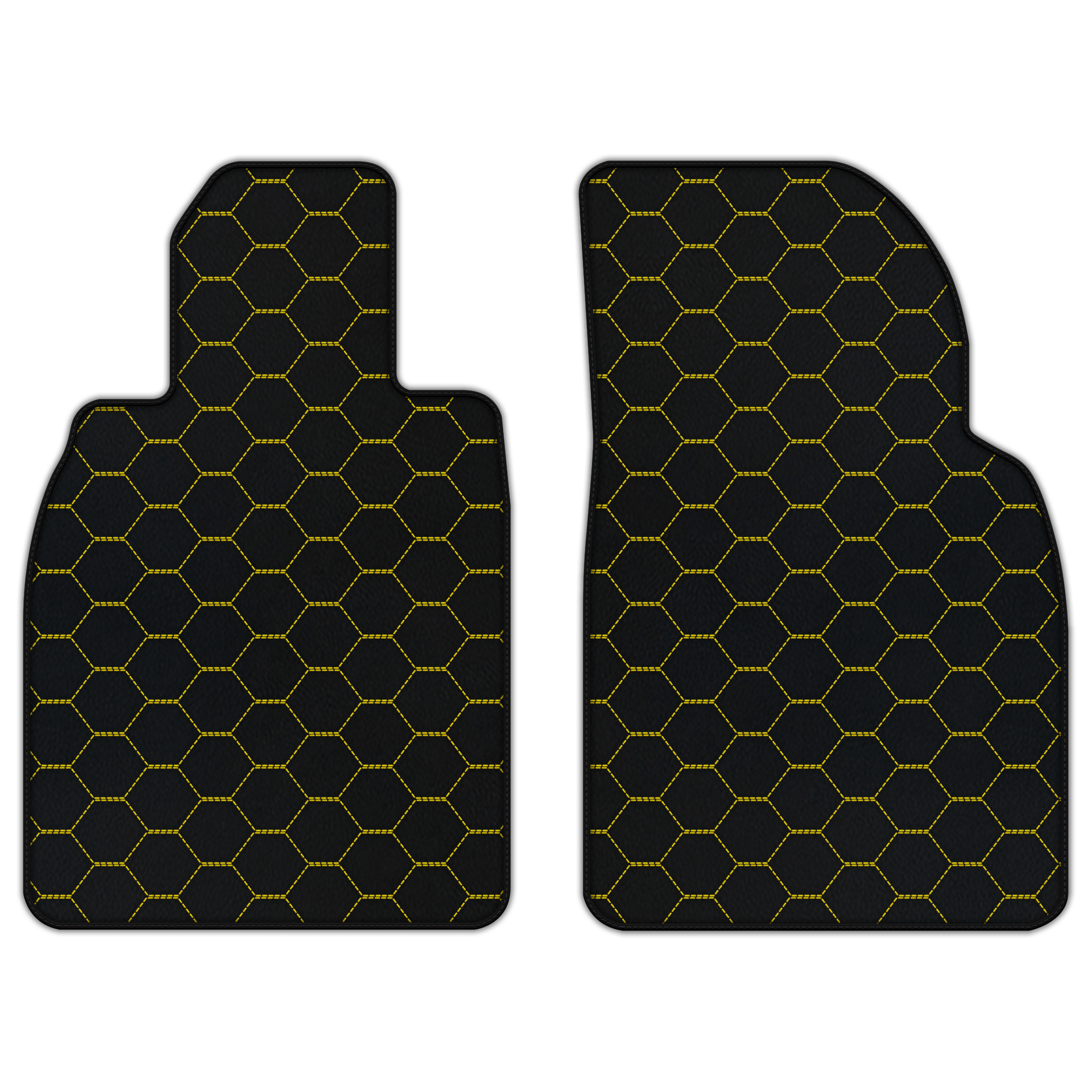 Customizable Leather Floor Mats for Porsche 911 GT3 - Raptor Hex