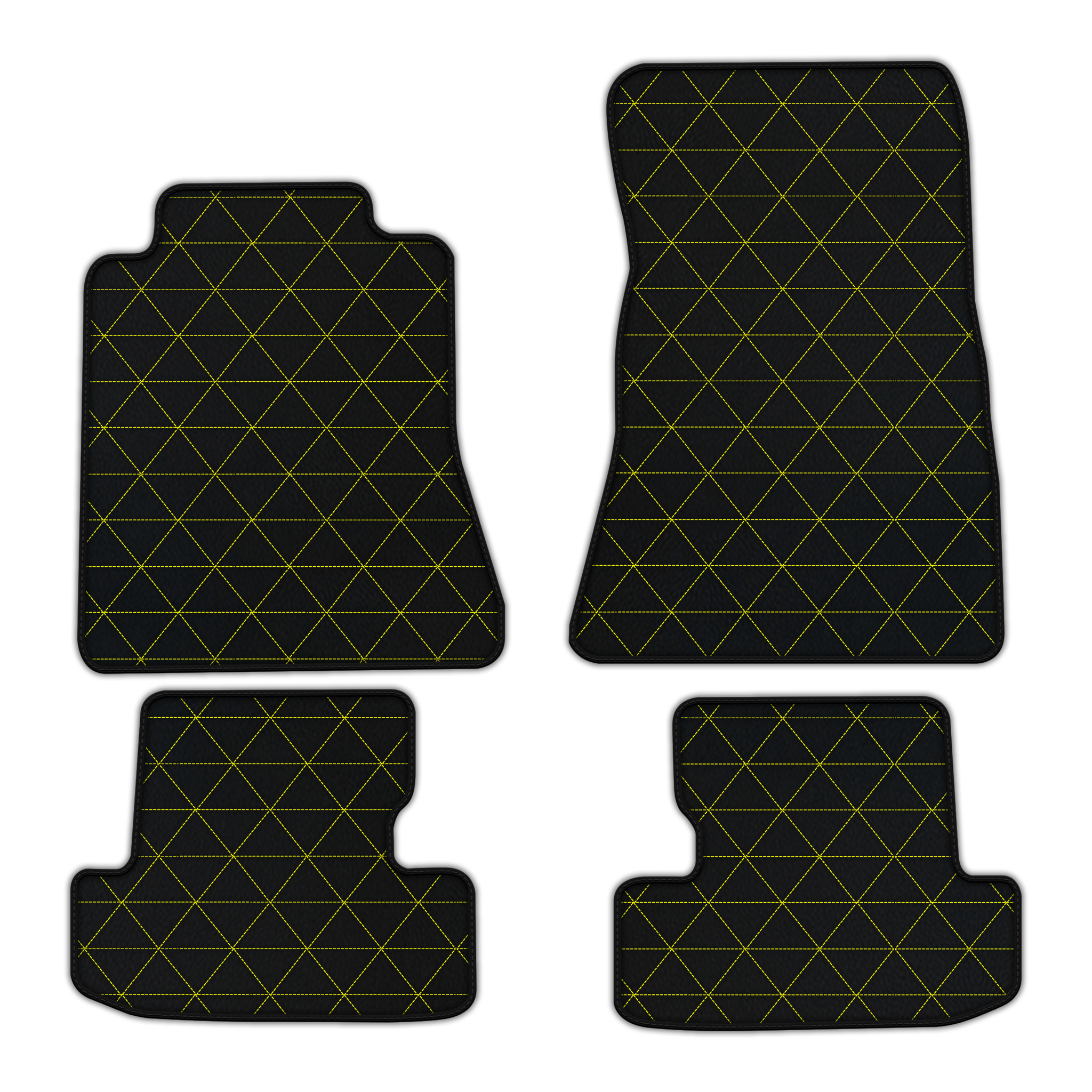 Customizable Leather Floor Mats for Ford Mustang VI (2015-2023)