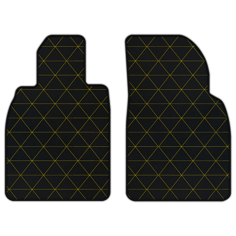 Customizable Leather Floor Mats with Triangle Pattern for Porsche 911 GT3 Touring (992) 2021–2026