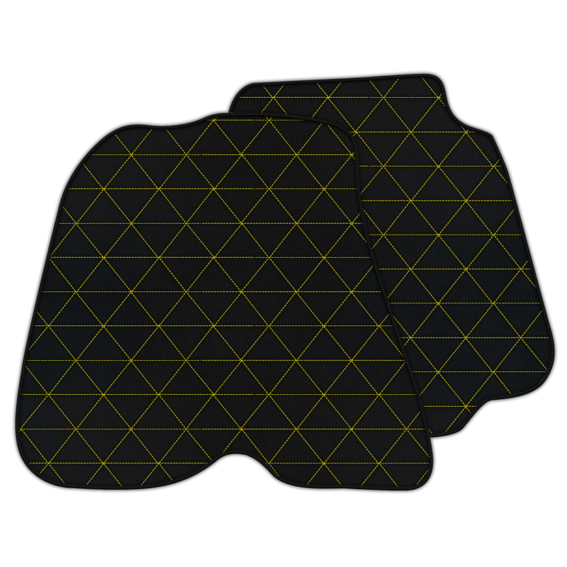 Customizable Leather Floor Mats with Triangle's Pattern for Ferrari 812 Superfast (2018-2023)