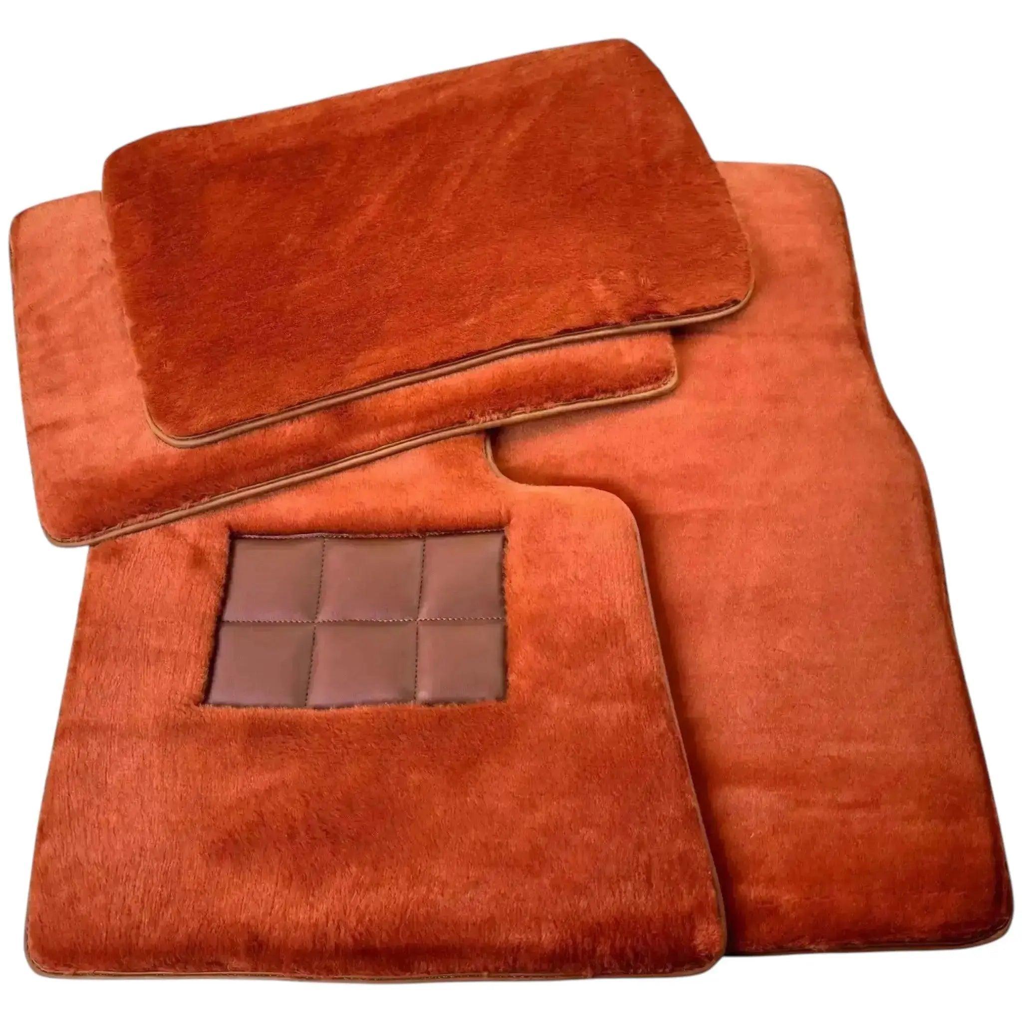 Various Colors of Sheepskin Floor Mats Tailored for the Alfa Romeo Giulia (1962-1978) - AutoWin