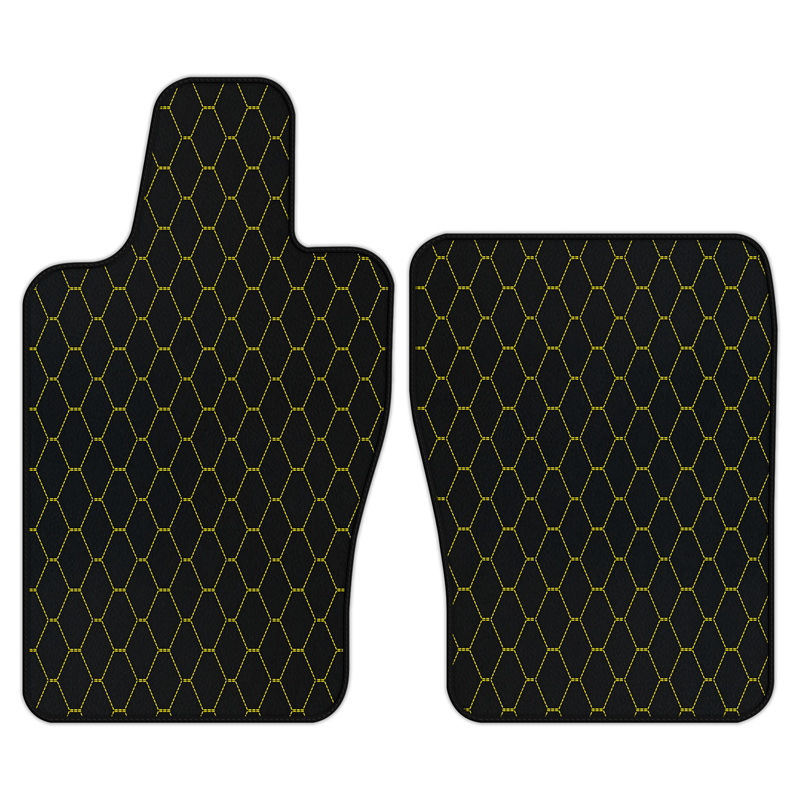 Customizable Leather Floor Mats with Vertical Hex Pattern for Aston Martin V8 Vantage (2019-2025)