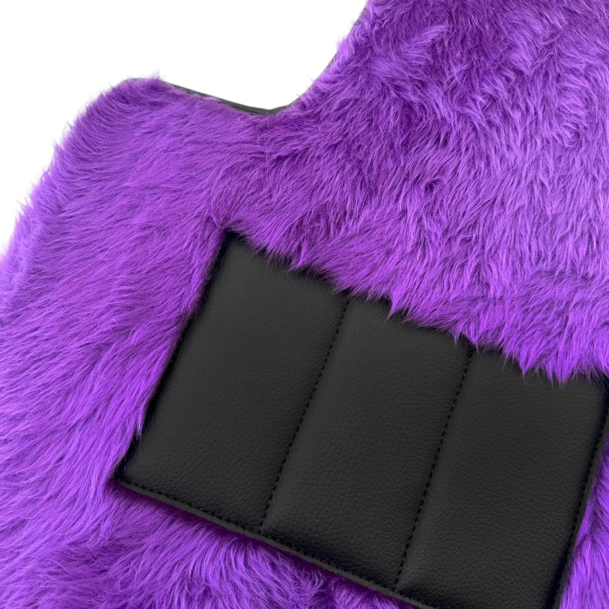 Violet Sheepskin Floor Mats for Rolls-Royce Wraith (2013-2023) - AutoWin