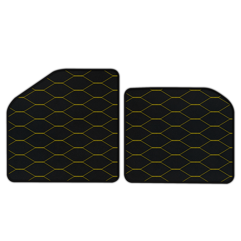 Customizable Leather Floor Mats with Viper Hex Pattern for Aston Martin One-77 (2009-2012) Supercar