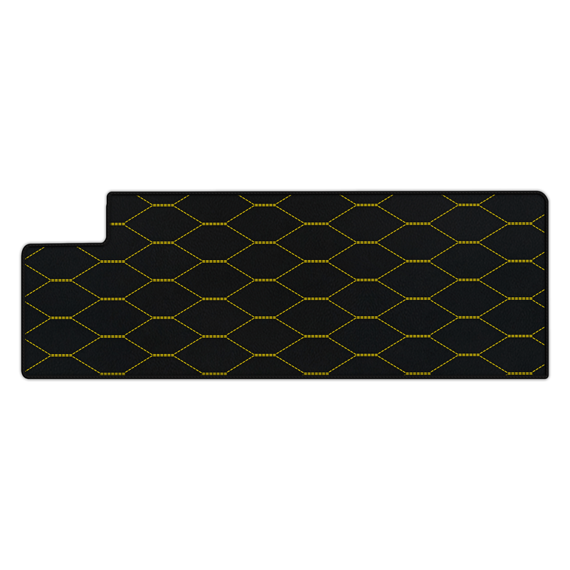 Customizable Leather Trunk Floor Mats with Viper Hex Pattern for Ferrari 612 Scaglietti (2005-2011)