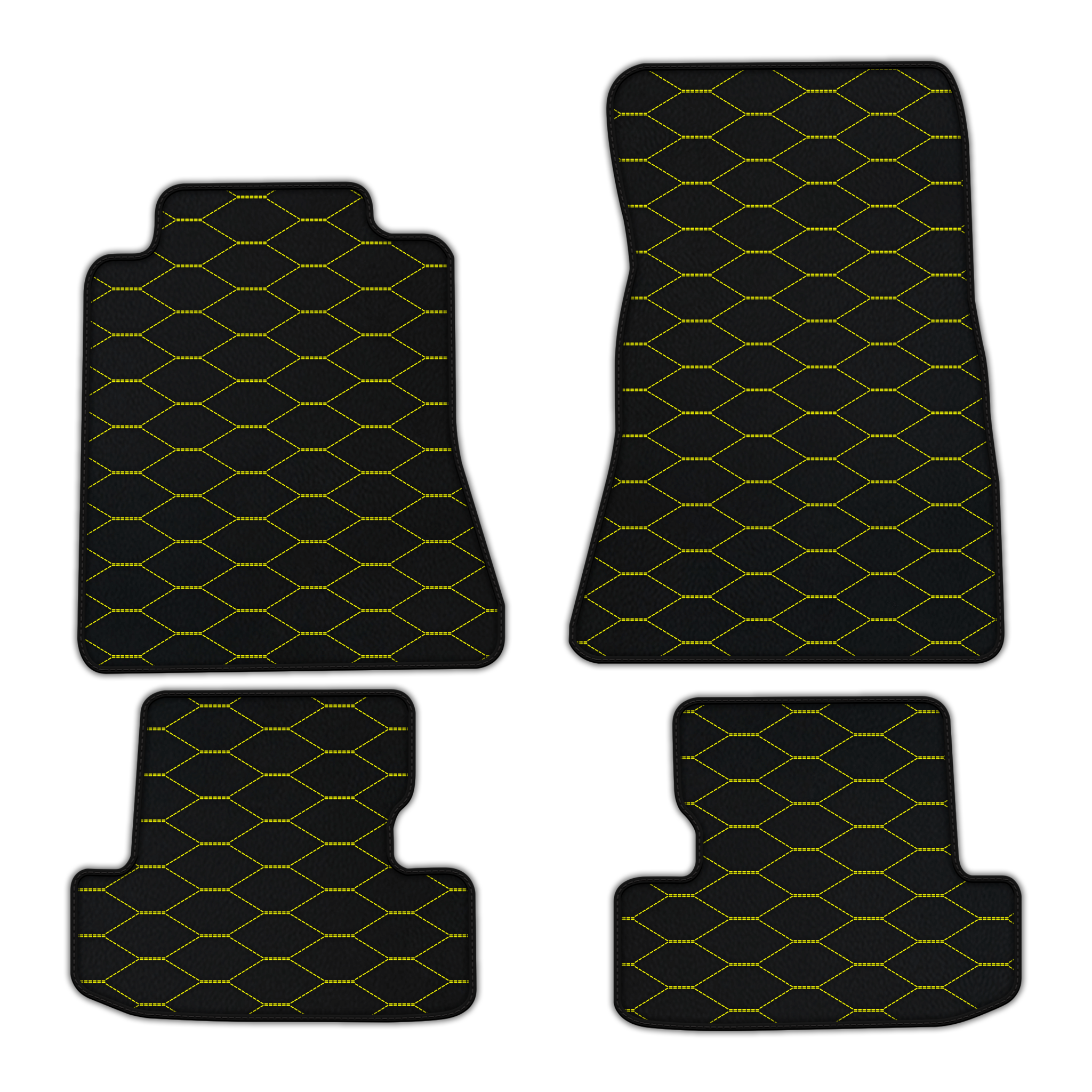 Customizable Leather Floor Mats for Ford Mustang VI (2015-2023)