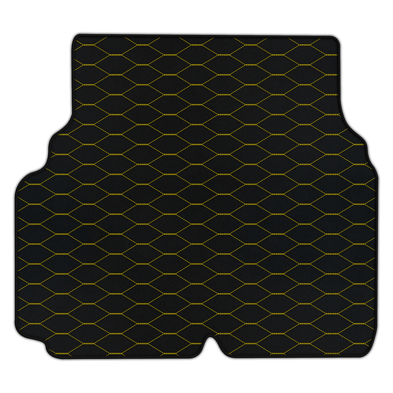 Customizable Leather Trunk Floor Mats with Viper Hex Pattern for Maserati Quattroporte