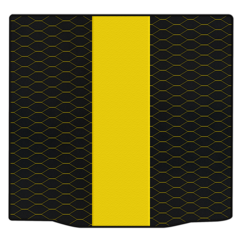 Customizable Leather Trunk Floor Mats with Viper Hex Pattern for BMW G20 4-door Sedan (2019-2024)