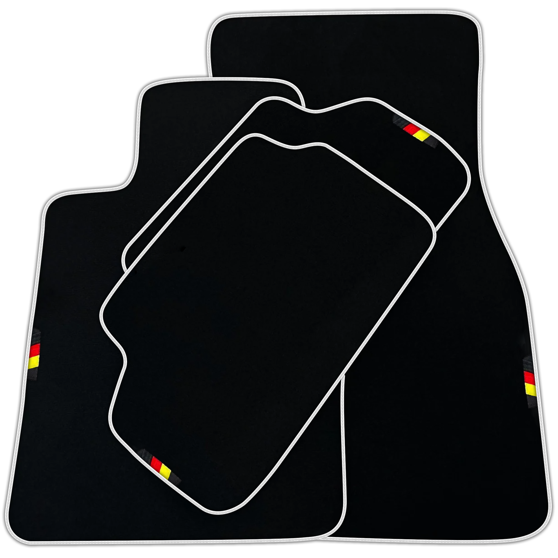 Black Floor Mats For BMW 3 Series E90 Germany Edition | Various Trim Colors