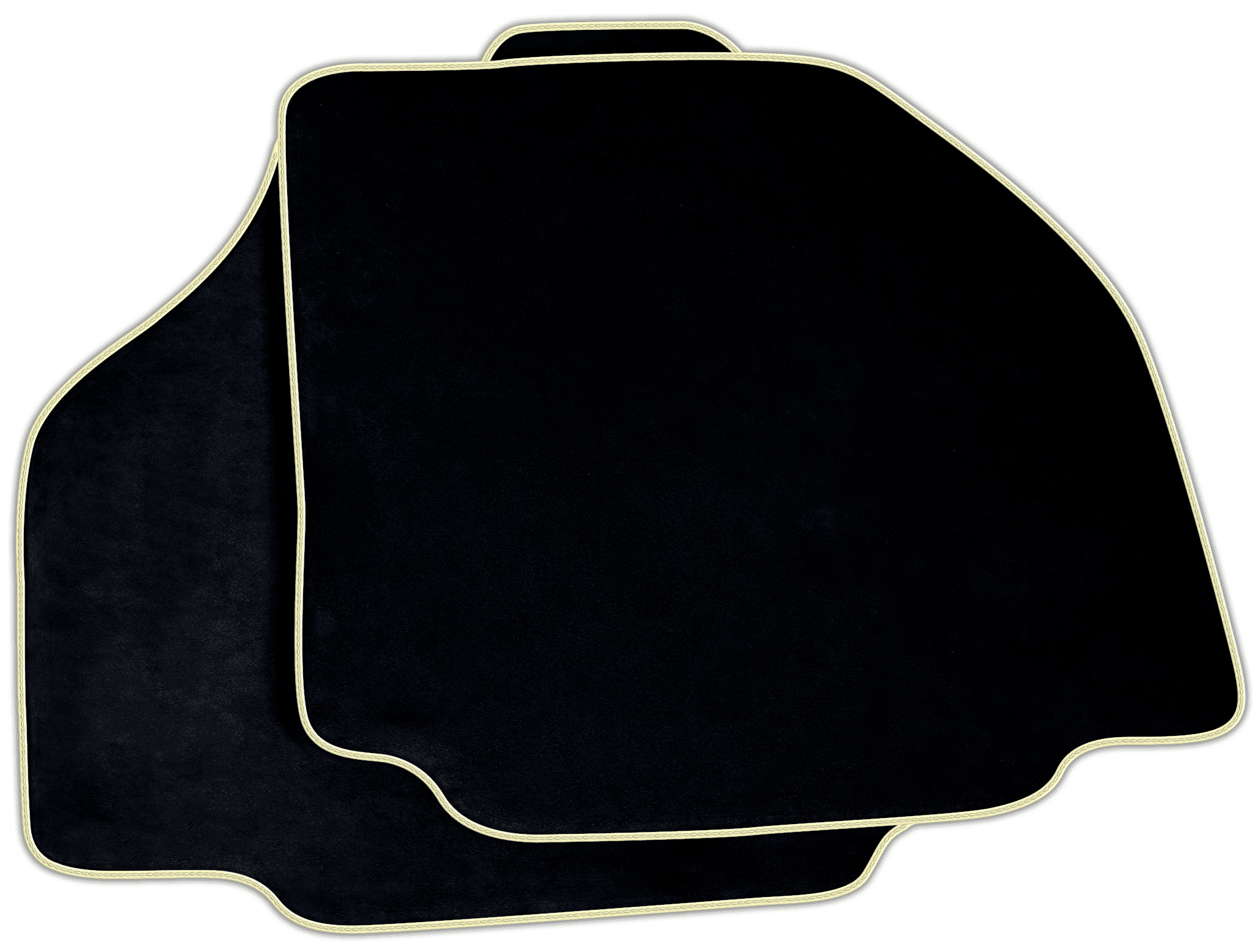 Black Alcantara Floor Mats for Ferrari 488 Pista Spider | Various Trim Colors