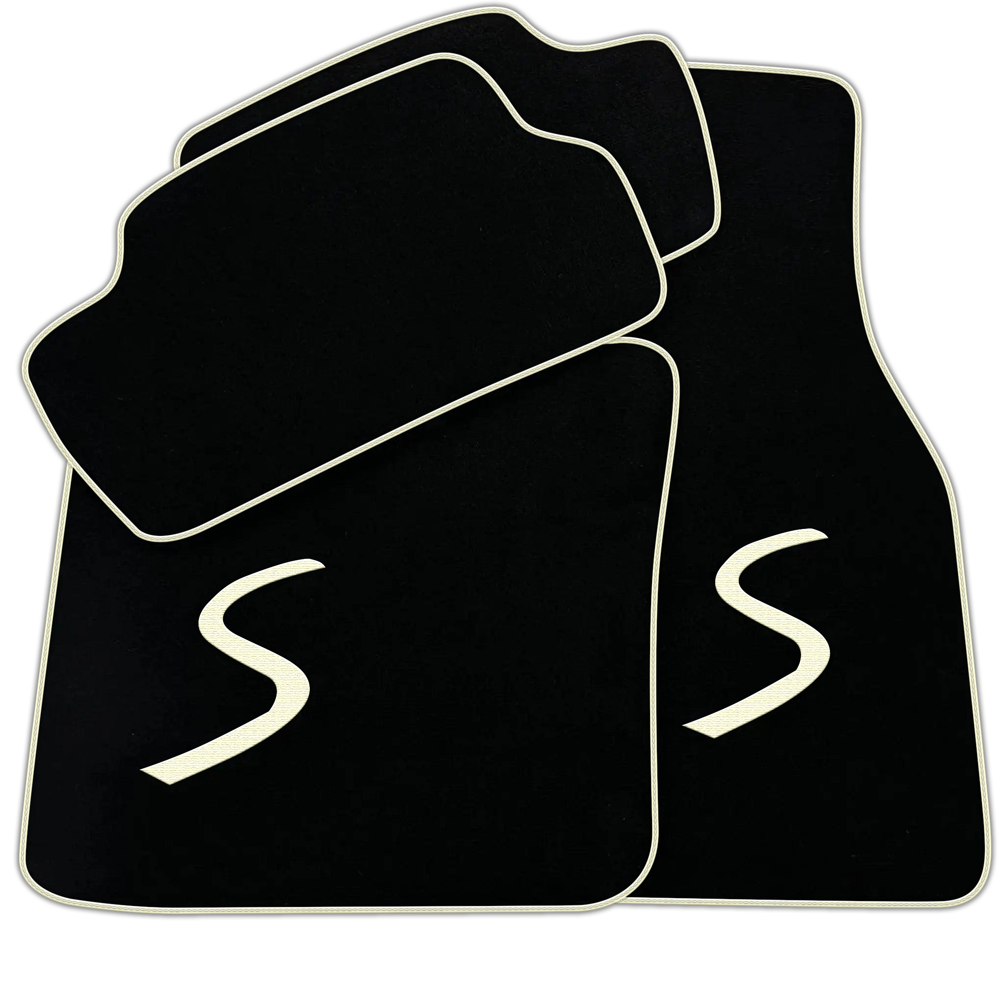 Black Floor Mats for Mini Cooper/One R50 (2001-2007)