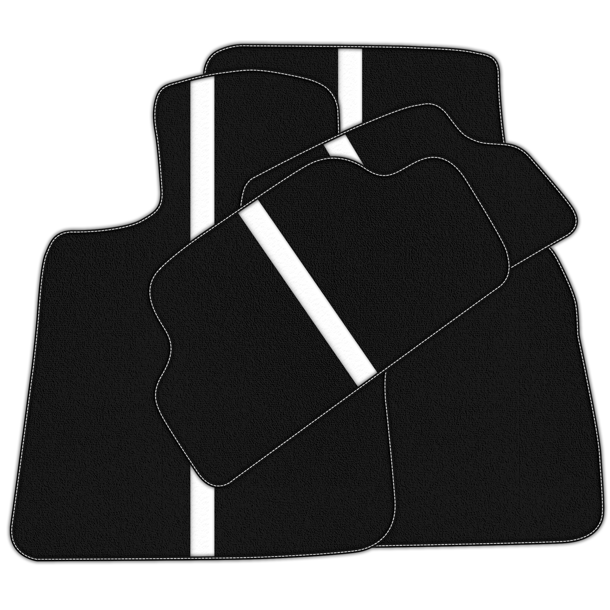 Elegant Custom Black Floor Mats for Mini Countryman F60 (2017-2023)