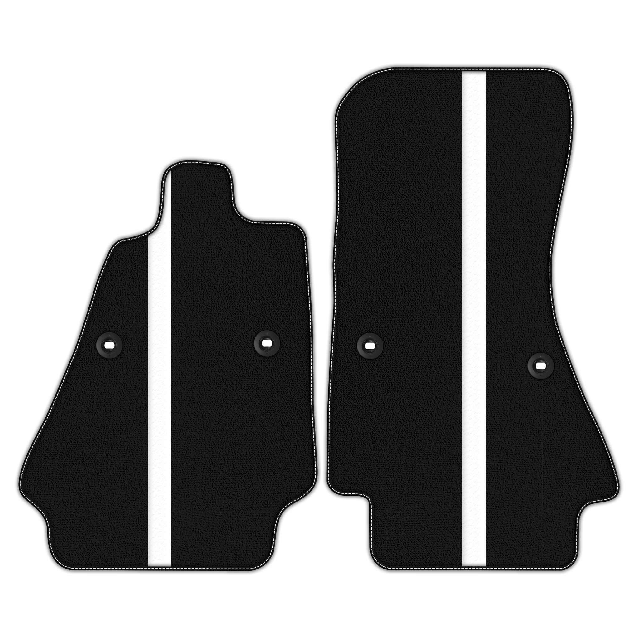Premium Custom Black Floor Mats for Bugatti Veyron (2005-2015)