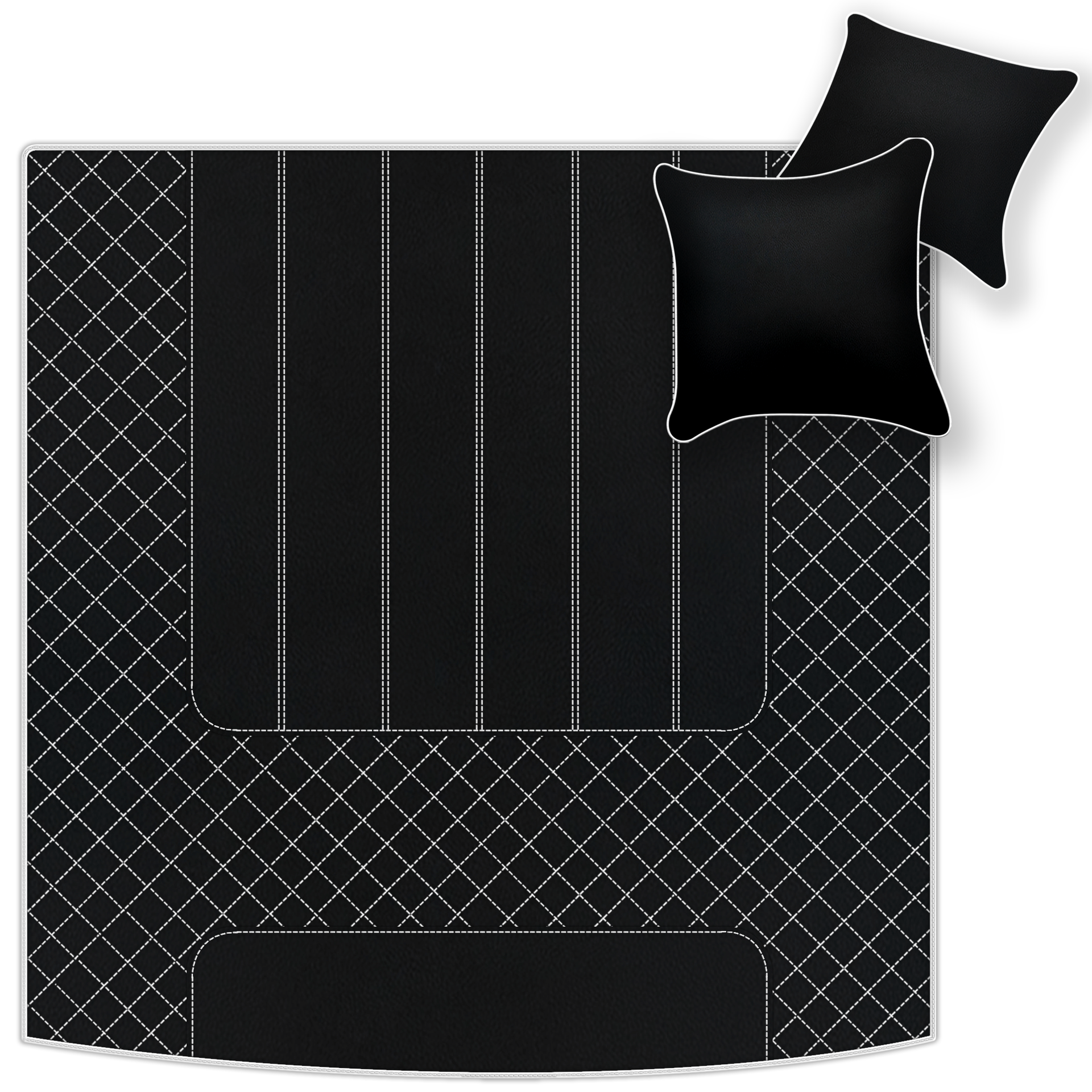 Customizable Leather Floor Mats with AW1 Pattern for Bentley Red Label RL (1998-2009) - AutoWin