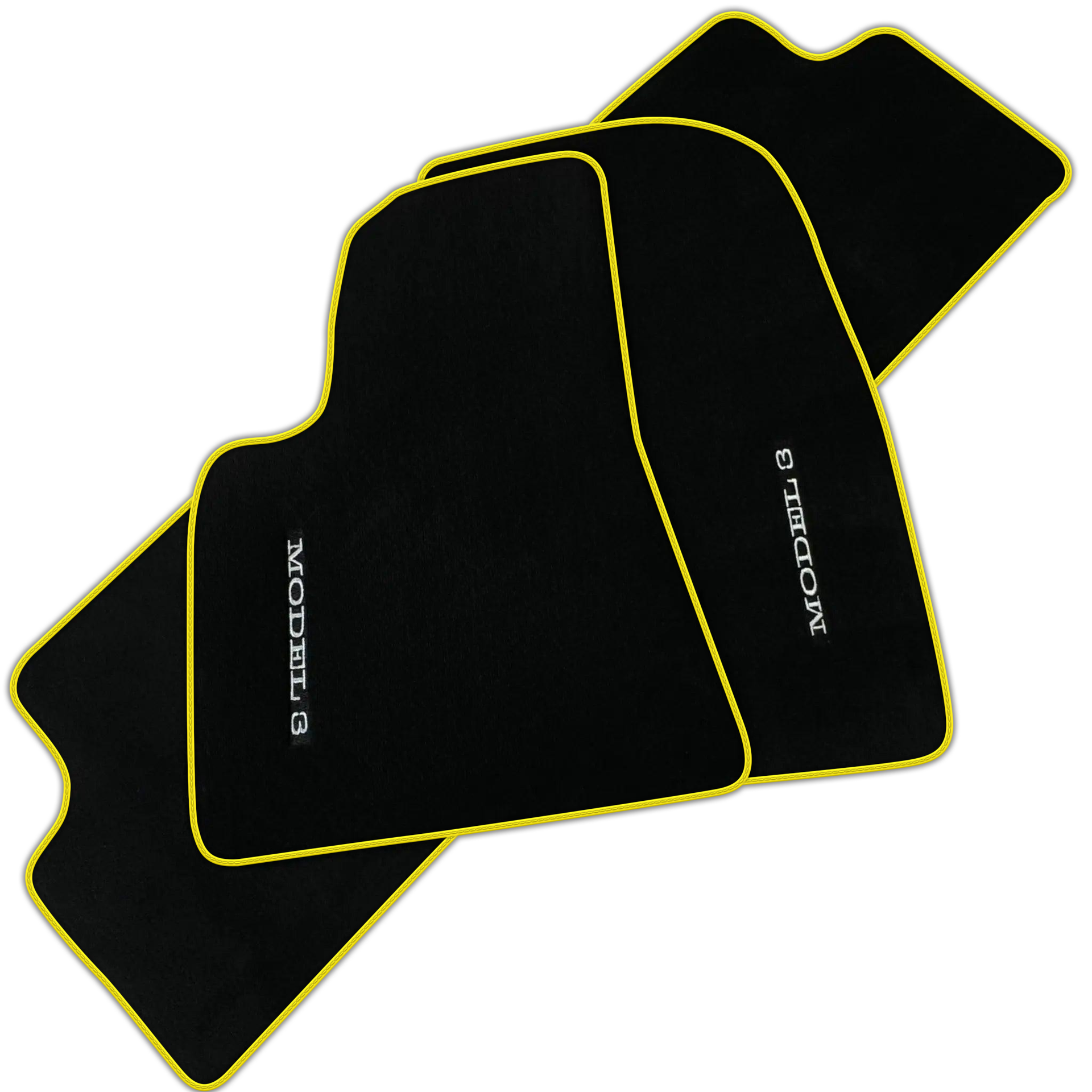 Black Floor Mats for Tesla Model 3 (2017-2023)