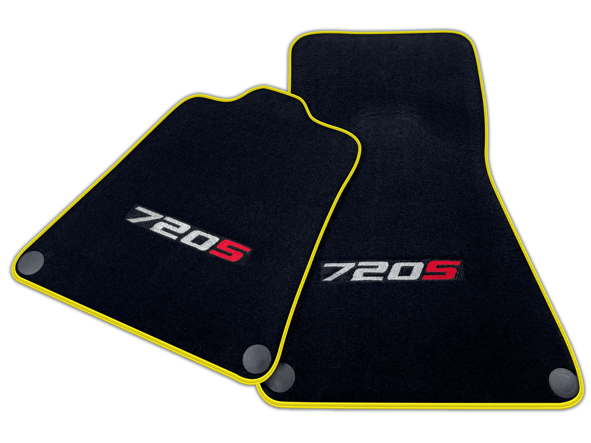 Black Floor Mats for McLaren 720s (2017-2021) | Various Trim Colors