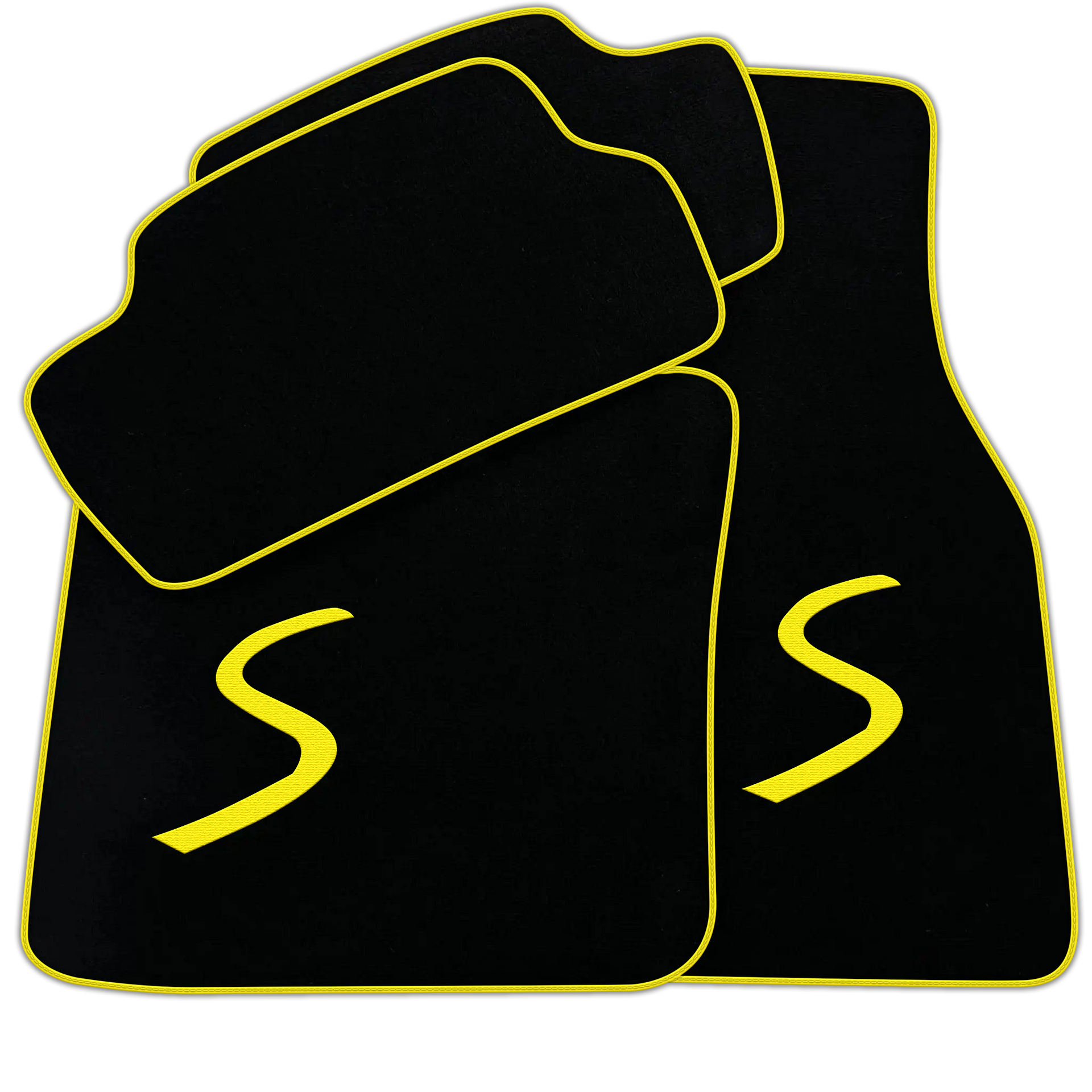 Black Floor Mats for Mini Cooper / One R53 (2001-2007) Cooper S