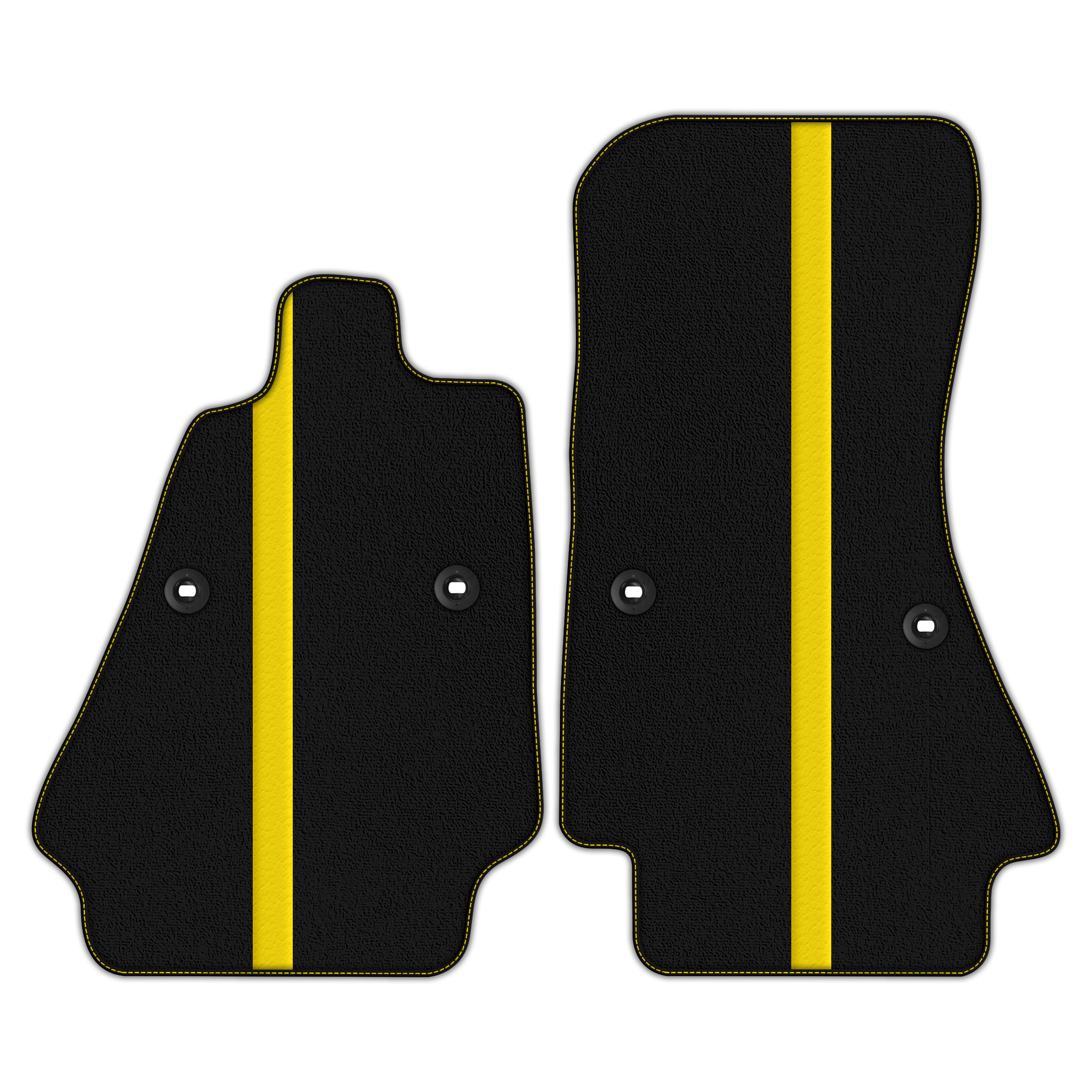 Premium Custom Black Floor Mats for Bugatti Veyron (2005-2015)