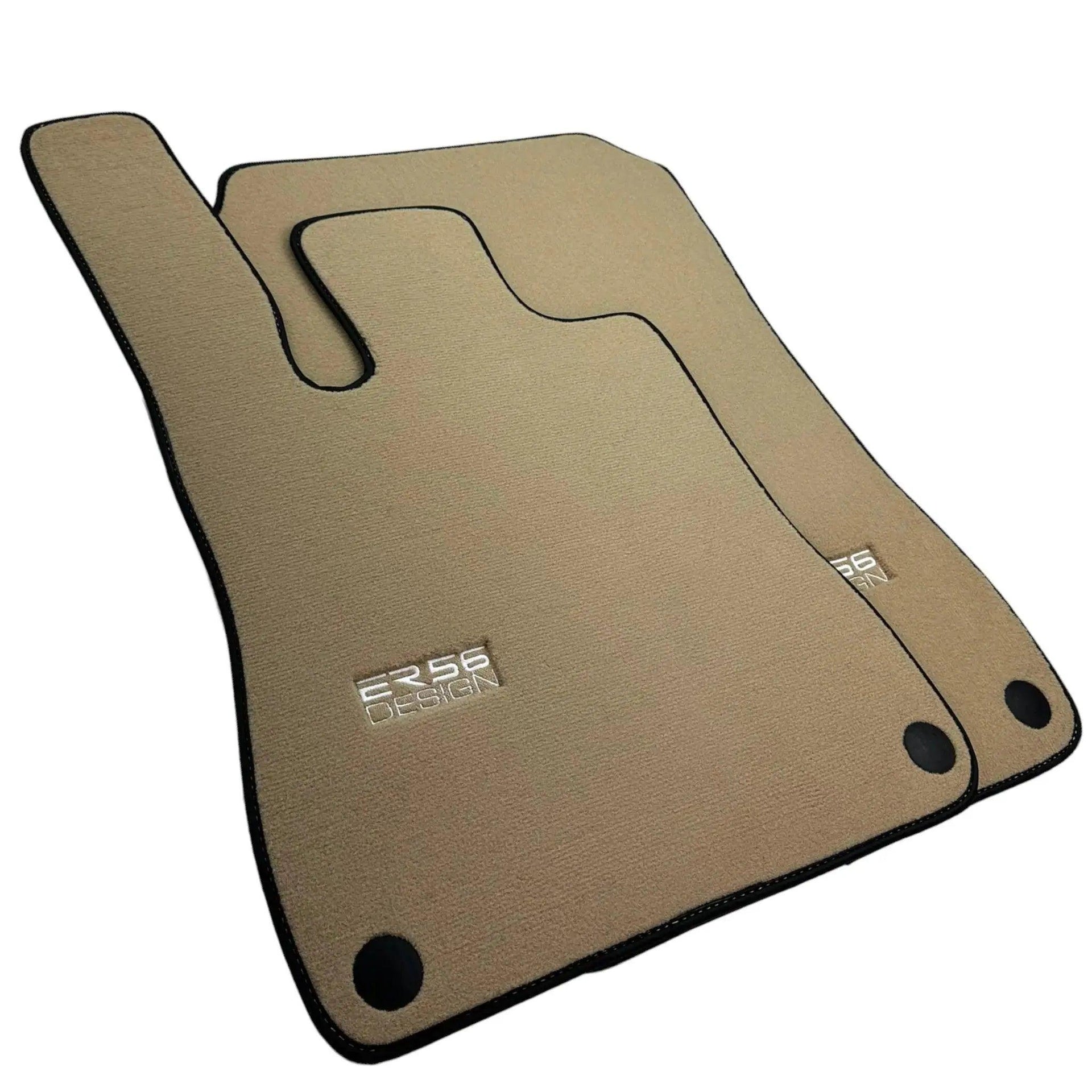 Beige Floor Mats For Mercedes-Benz SLK R171 (2004-2011) - AutoWin