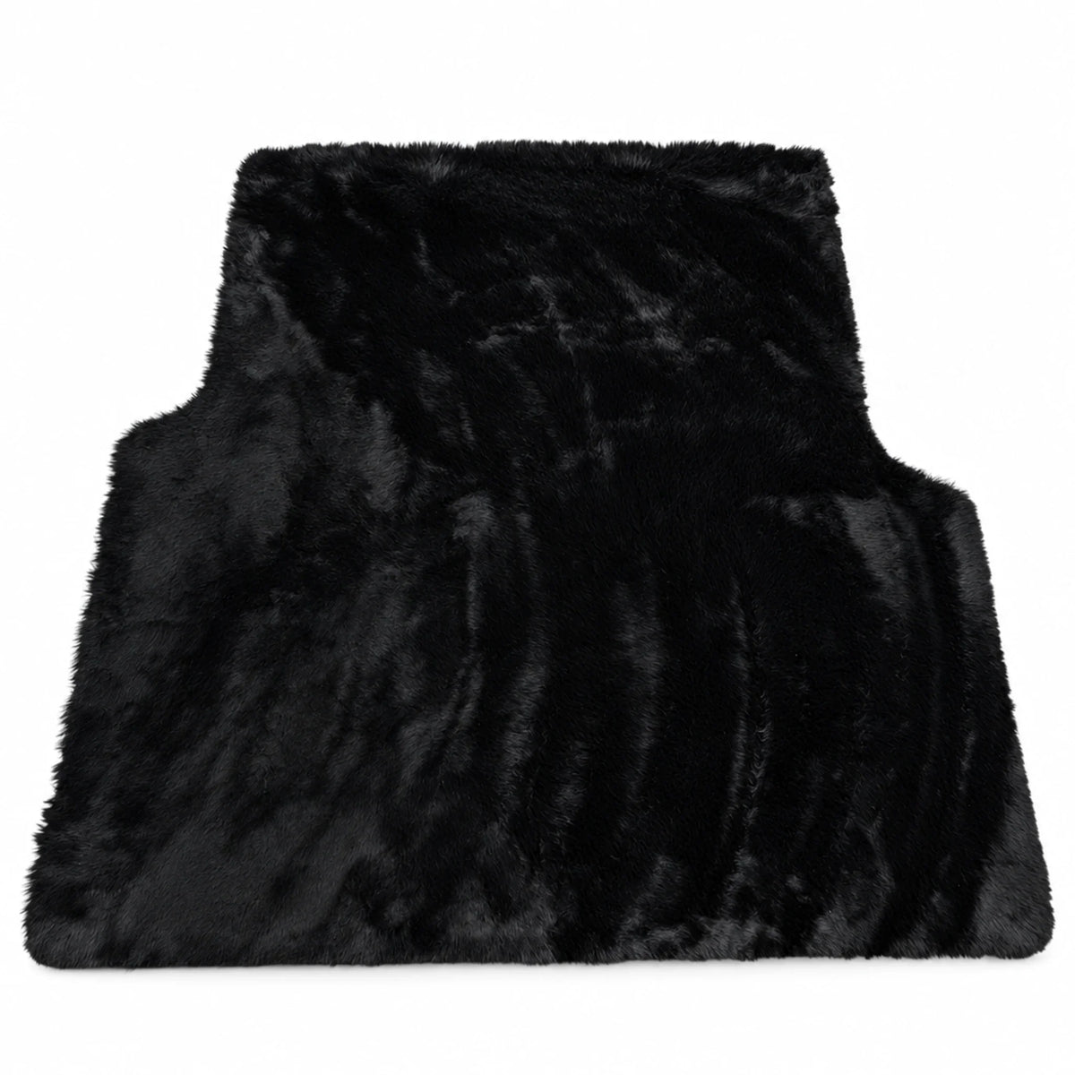 Customizable Black Sheepskin Trunk Floor Mat for Bentley Arnage Red Label RL (1998-2009)