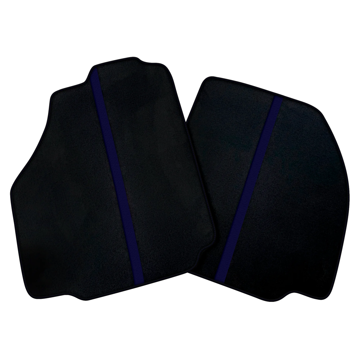 Black Car Floor Mats with Leather Line for Ferrari 488 GTB (2016-2022) | Various Colors