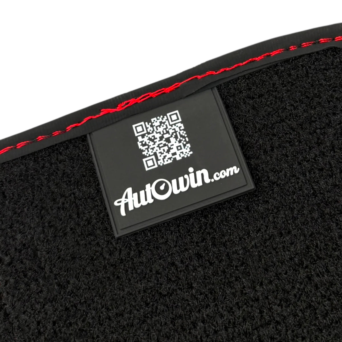 Black Car Floor Mats with Leather Line for Ferrari F8 Tributo (2019-2023) | Various Colors