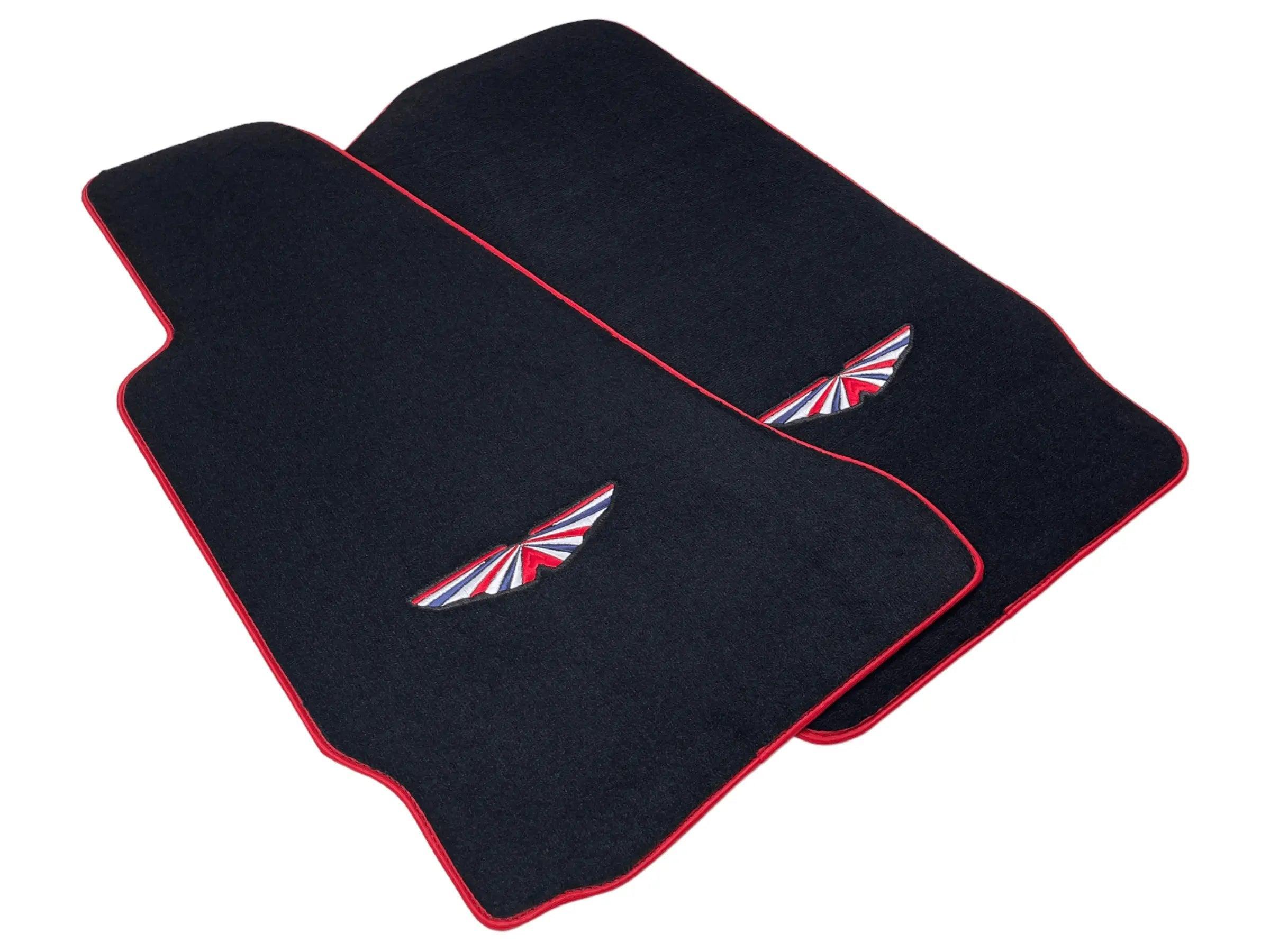 Black Floor Mats for Aston Martin V12 Vanquish S (2004-2007)